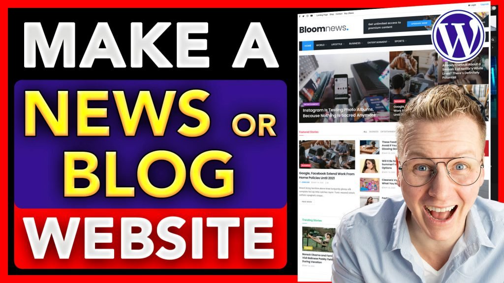 Create A News Or Blog Website