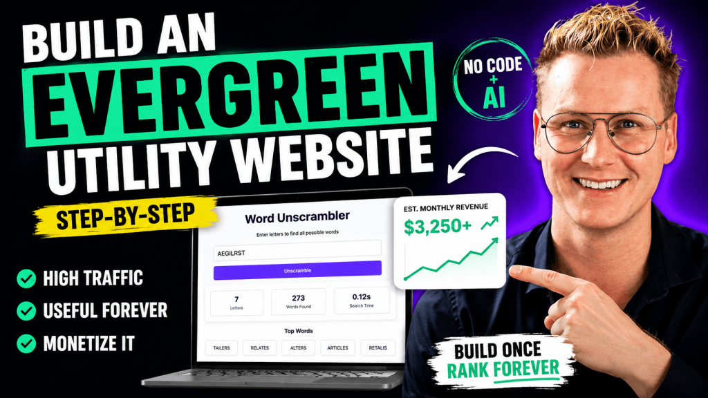 How To Create An Evergreen Utility Website With AI