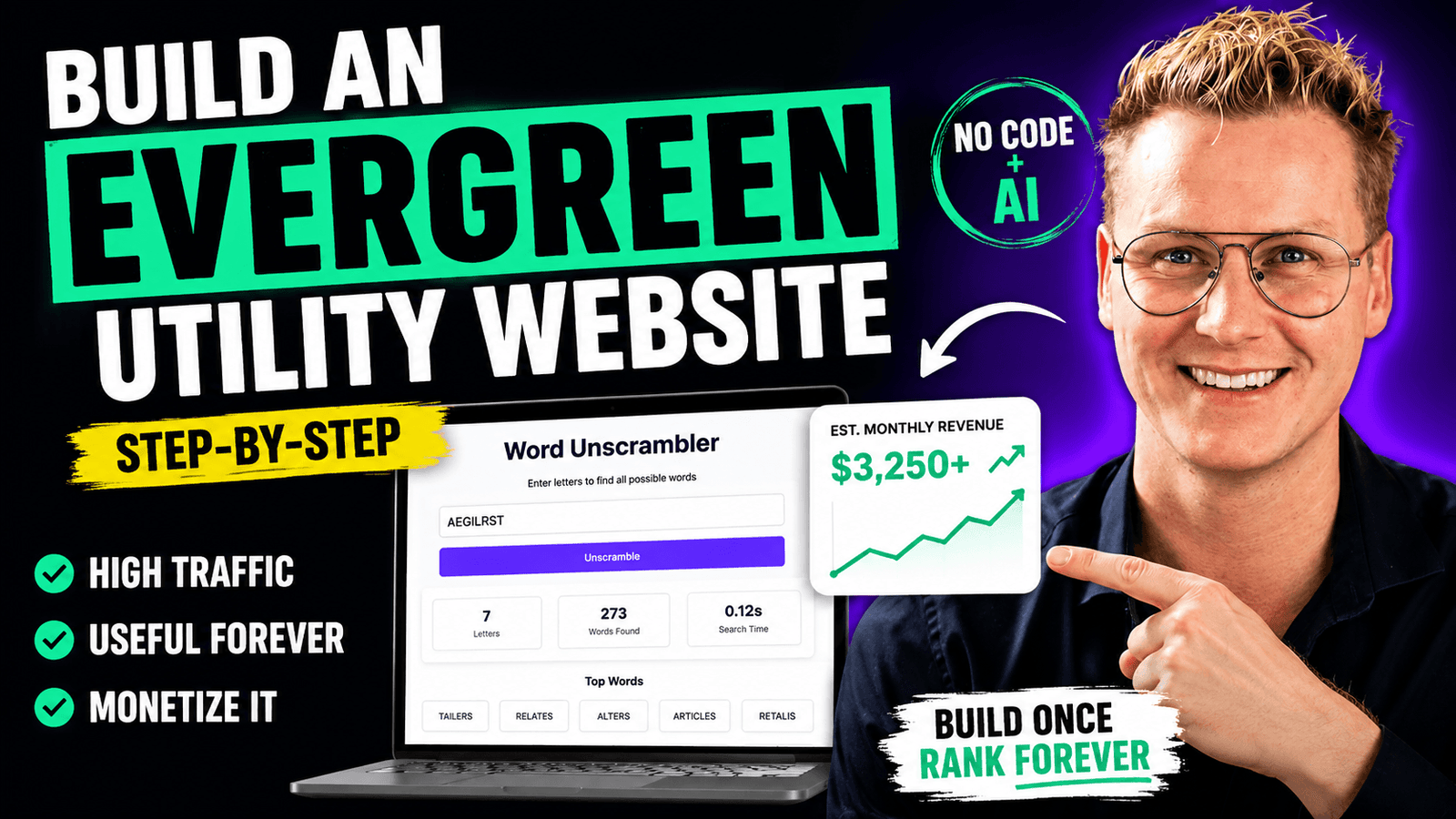 How To Create An Evergreen Utility Website With AI