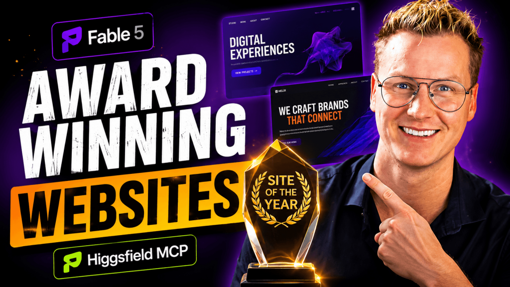 Claude and Higgsfield MCP Webdesign Tutorial